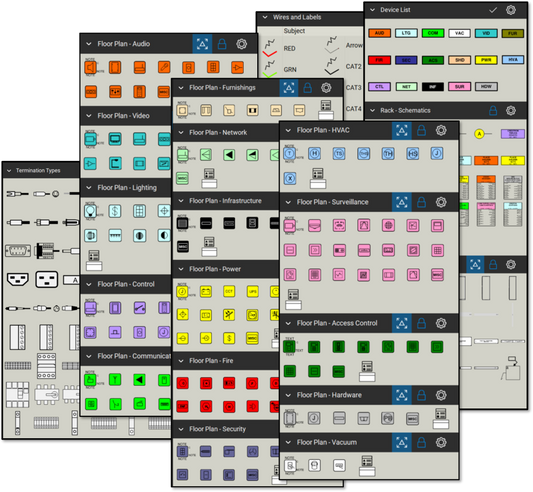 AV System Design & Documentation Bluebeam Tool Set