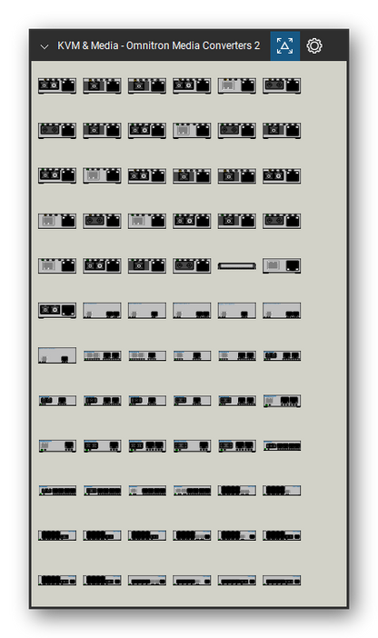 KVM, Console Servers & Media Converters tool set for Bluebeam Revu, Omnitron Media Converters 2 set (tools 1-72 of 161) - 72 tools: miConverter 10/100 SC/DF, miConverter 10/100 SC/SF, miConverter Gx SC/SF, miConverter Gx SC/DF, miConverter GX/T SFP, miConverter GX/T ST/DF, miConverter 10/100 PoE/D ST/DF, miConverter 10/100 PoE/D SC/SF, miConverter 10/100 PoE/D SC/DF, miConverter 10/100 PoE/D SFP and 61 more. Tool Chest in Symbol view.