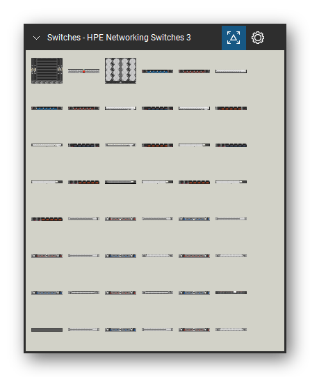Network Switches & Routers tool set for Bluebeam Revu, HPE Networking Switches 3 set (tools 1-48 of 86) - 48 views of 28 devices, rear: JC910A 9960 C1 8-slot Switch, JC912A 9960 LC1 32x100G Line Card, JL444A 6822 48XG 6QSFP28 x86 ONIE Switch B2F, JL443A 6822 48XG 6QSFP28 x86 ONIE Switch F2B, JL442A 6822 48XG 6QSFP28 x86 ONIE Switch, JL441A 6822 48XG 6QSFP28 x86 ONIE Switch B2F, JL440A 6822 48XG 6QSFP28 x86 ONIE Switch F2B, JL318A 6921 48SFP+ 6QSFP+ x86 ONIE AC B2F and more. Tool Chest in Symbol view.
