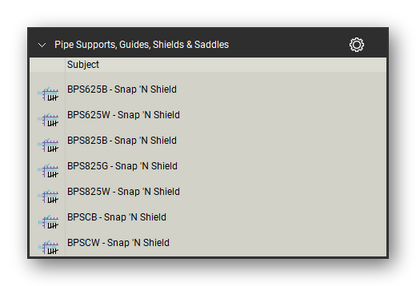 Pipe supports guides and shields count tools in a Bluebeam Revu tool set