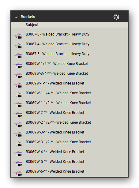 Brackets count tools in a Bluebeam Revu tool set
