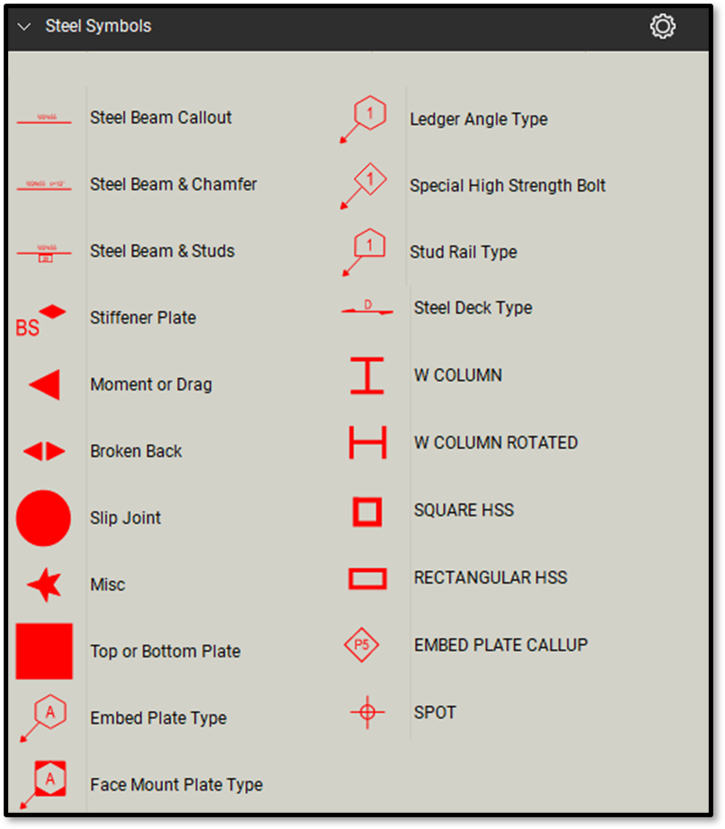 Structural Bluebeam Tool Set