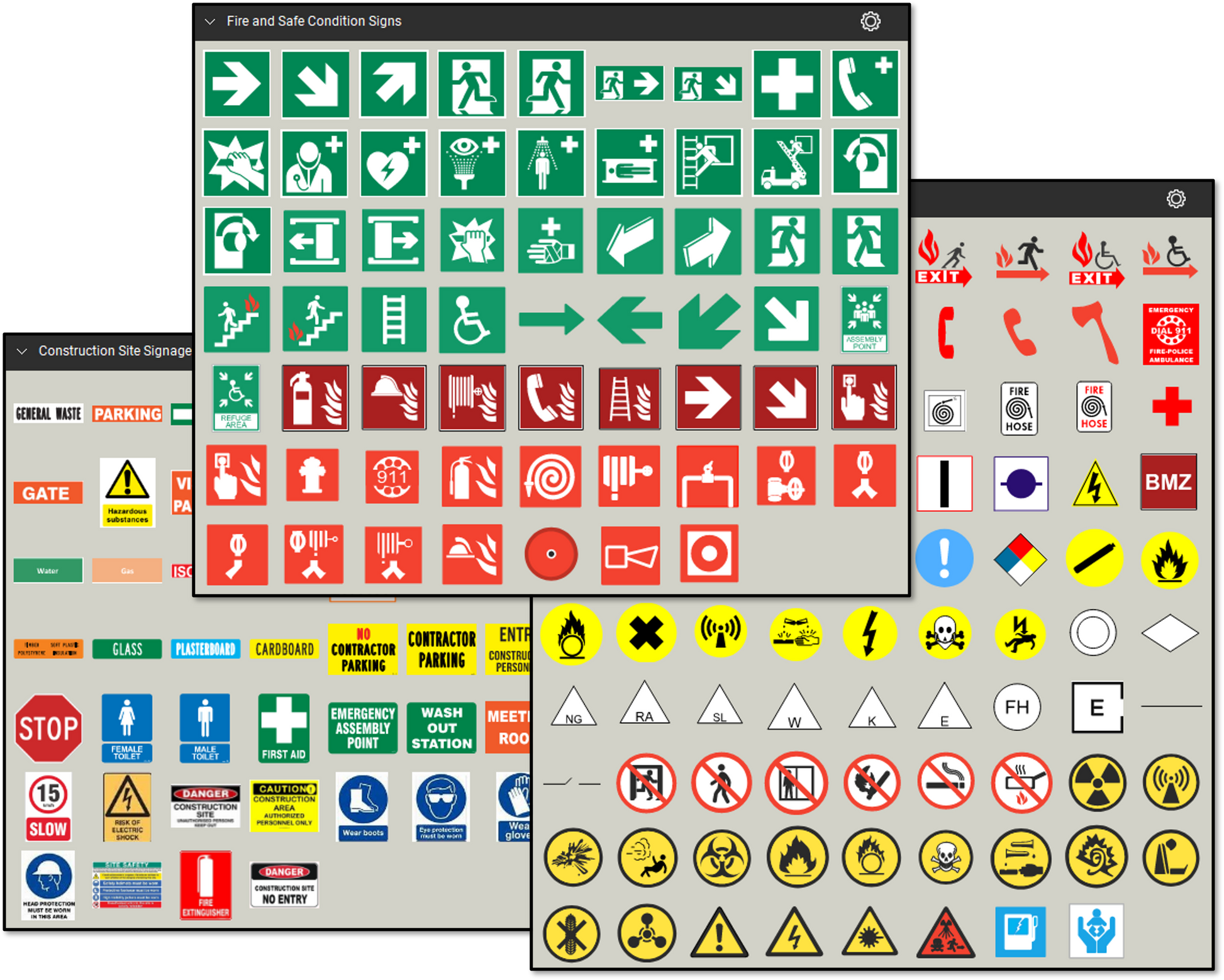 Tool Sign Blue Bluebeam Revu® Fire and Emergency Tool Set – MarkupToolSets