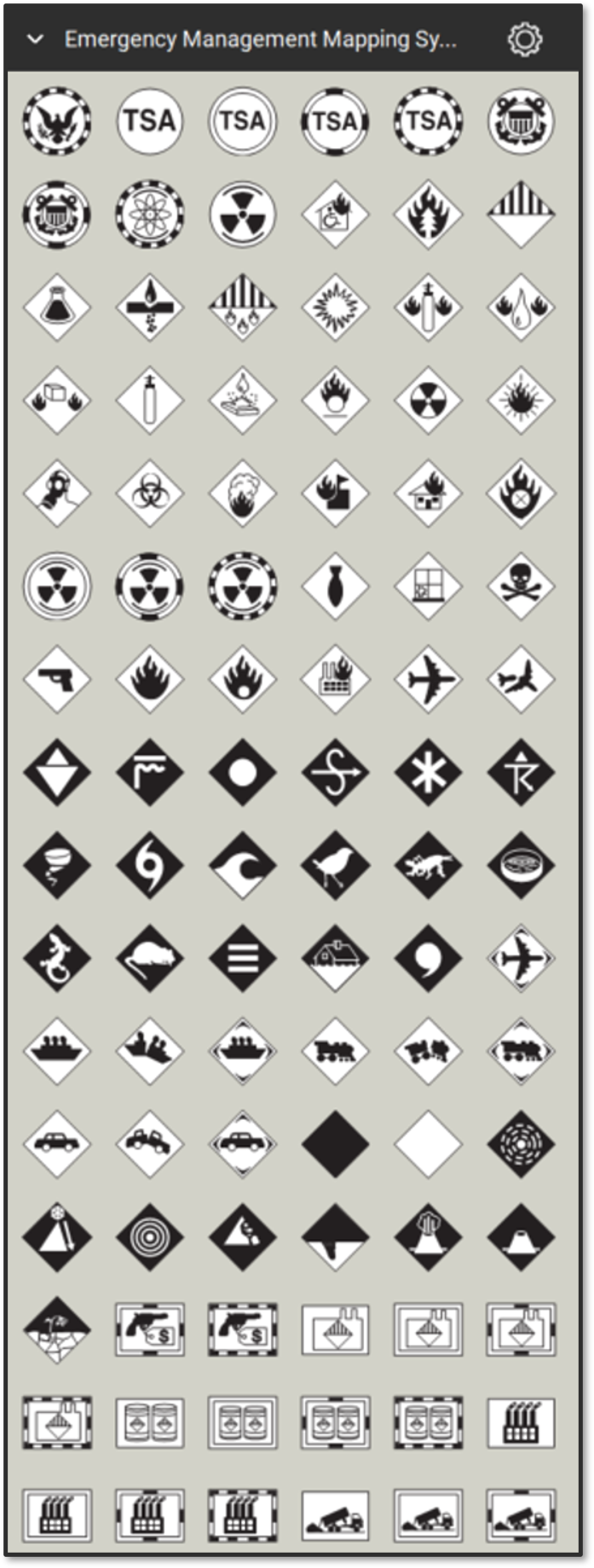 Fire Safety and Emergency Symbols Bluebeam Tool Set