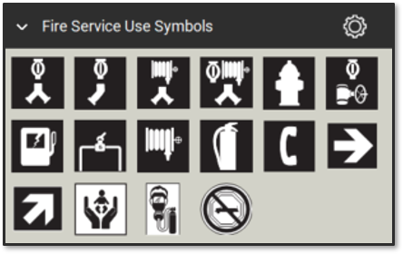 Fire Safety and Emergency Symbols Bluebeam Tool Set
