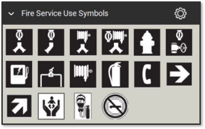 Fire Safety and Emergency Symbols Bluebeam Tool Set