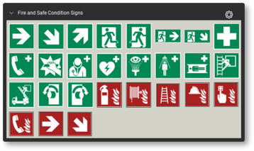Fire Safety and Emergency Symbols Bluebeam Tool Set