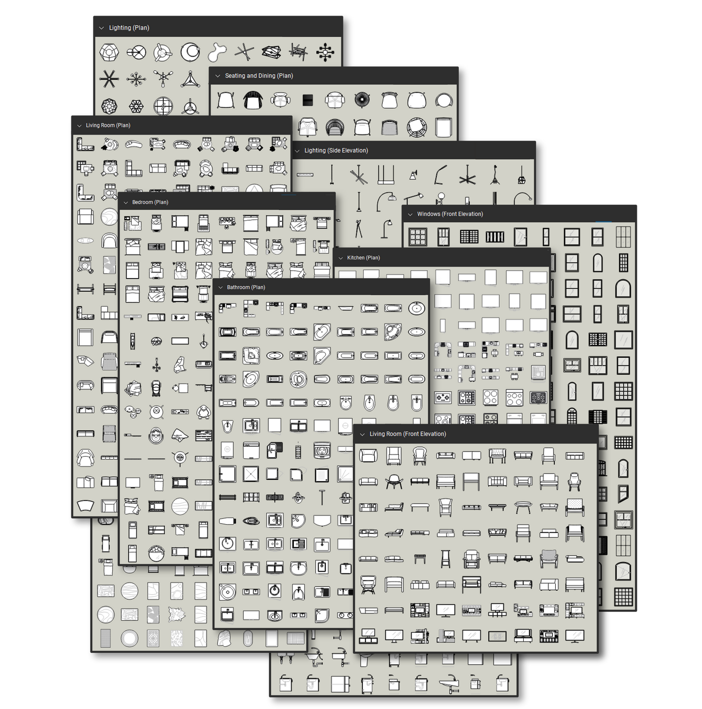 Interior Design and Architecture Bluebeam Tool Set
