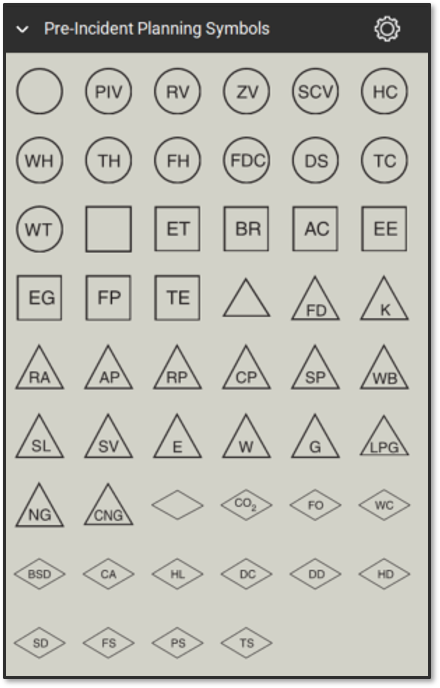 Fire Safety and Emergency Symbols Bluebeam Tool Set