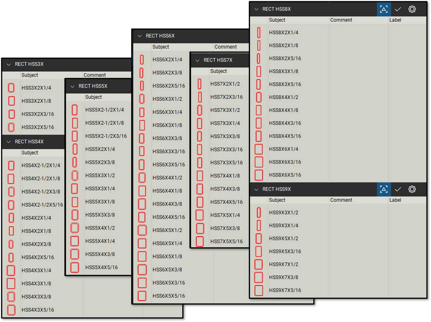 Structural Bluebeam Tool Set