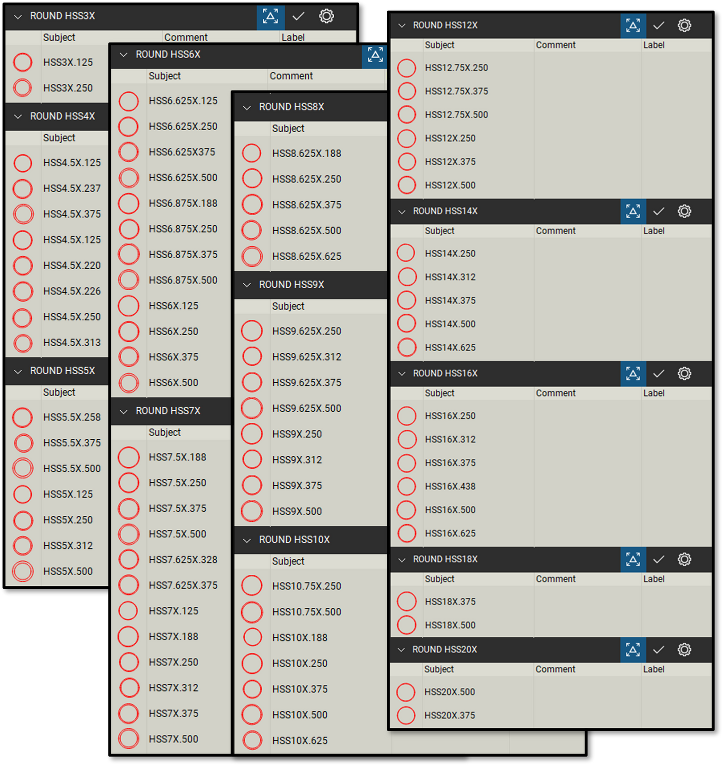 Structural Bluebeam Tool Set