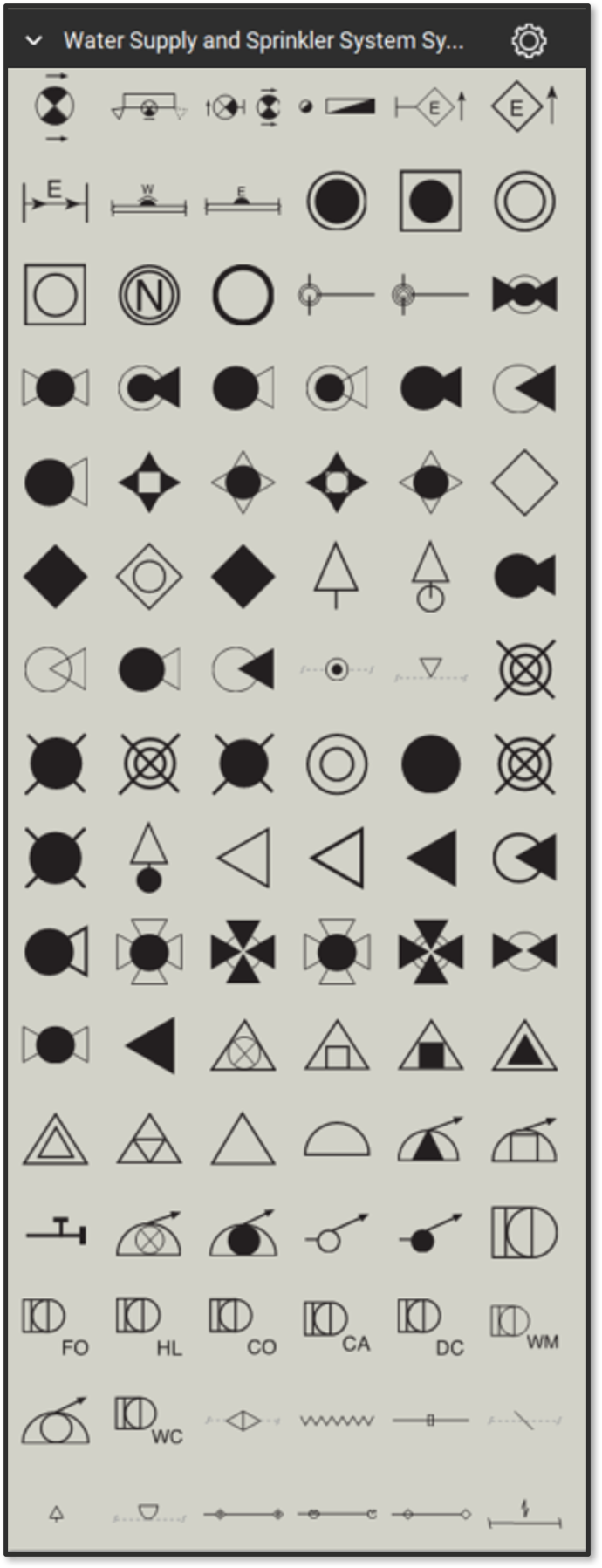 Fire Safety and Emergency Symbols Bluebeam Tool Set
