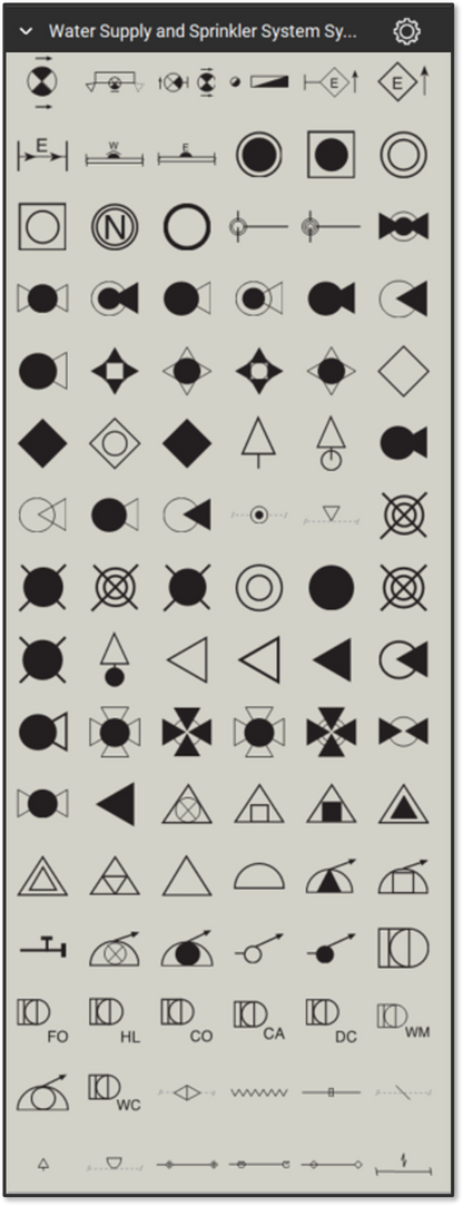 Fire Safety and Emergency Symbols Bluebeam Tool Set