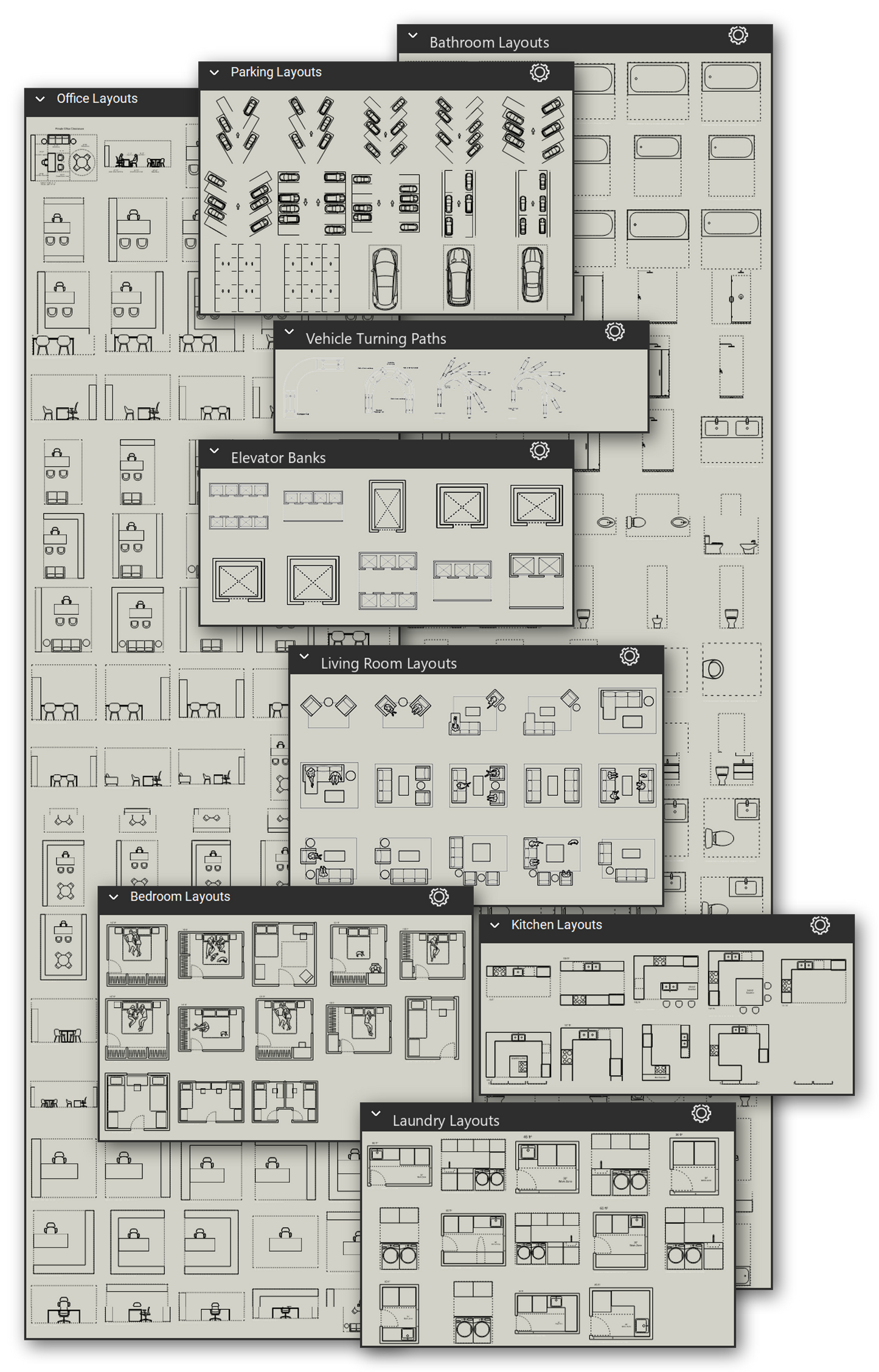Architectural Layouts Bluebeam Revu Tool Set
