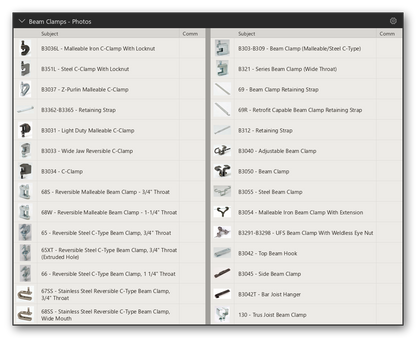 Pipe Hangers and Supports Takeoff & Estimating Bluebeam Tool Set