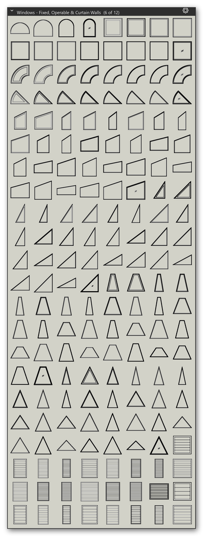 Doors, Windows & Walls Bluebeam Tool Set
